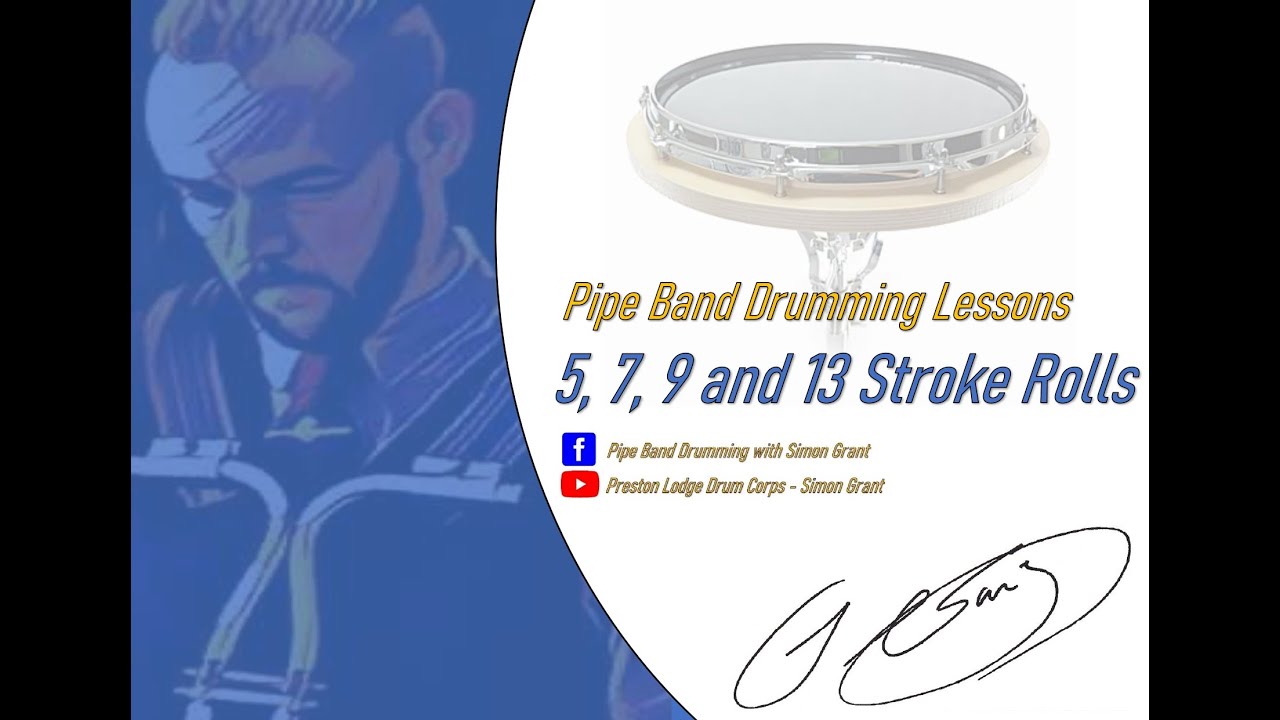 5, 7, 9 and 13 Stroke Rolls - Beginner Snare Drumming Exercises