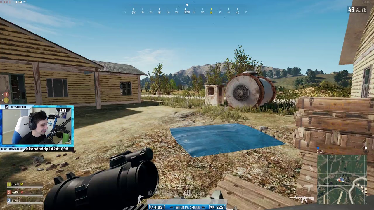 Shroud, Just9n & Chad PUBG - The broy squad | Apr 23