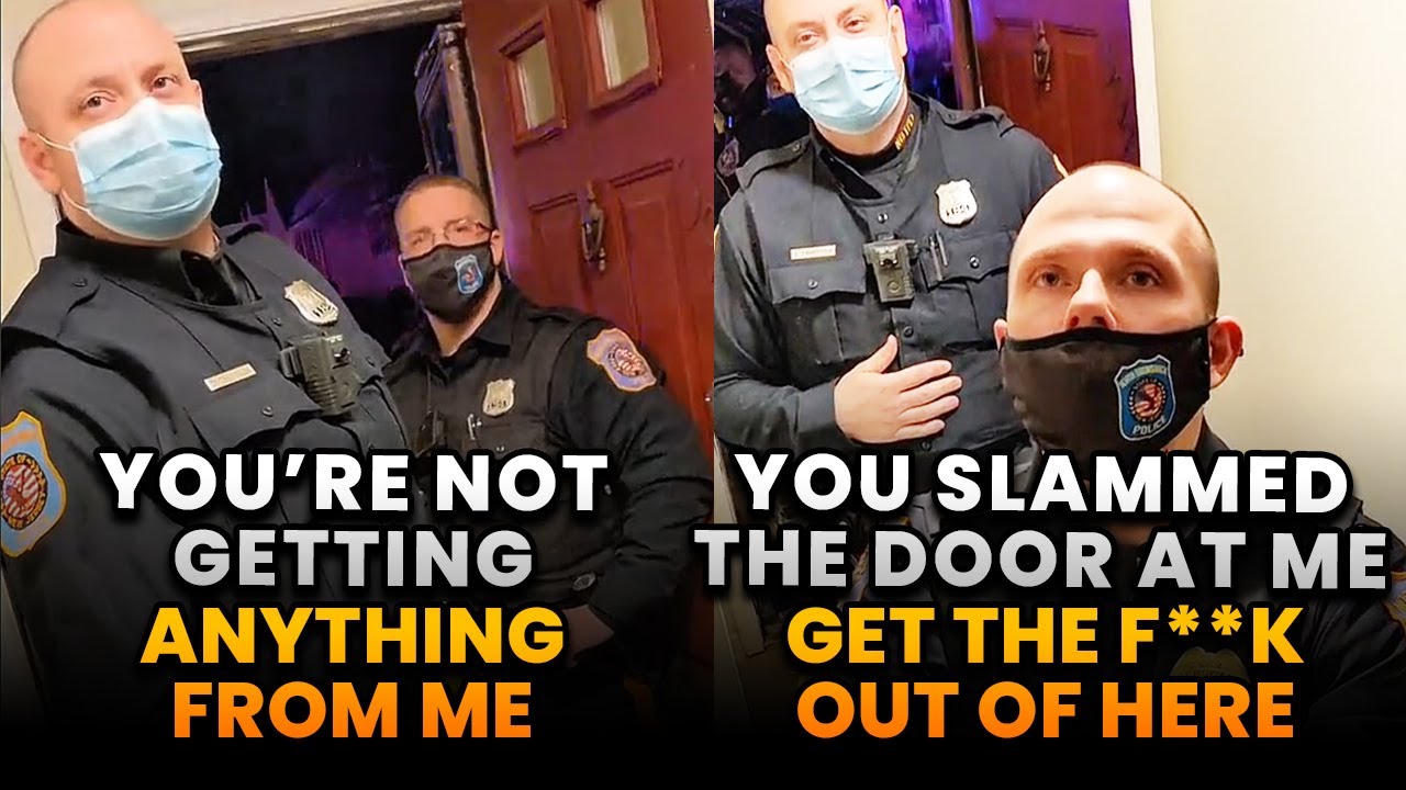 9 Cops Forcibly Entered The House After Slamming The Door At Him