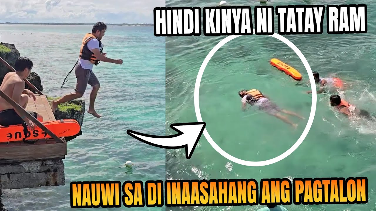 Delikadong Pagtalon Ni Tatay Ram Sa Dagat | Hindi Niya Kinaya