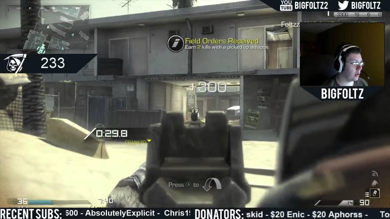CoD Ghosts: Worlds Highest? Solo Specialist Cranked Gameplay (44 BOMB)