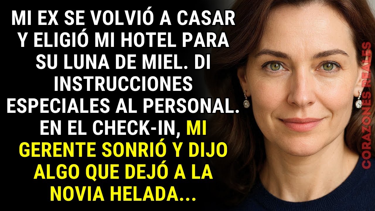Mi ex se volvió a casar y eligió mi hotel para su luna de miel. En el check-in mi gerente…