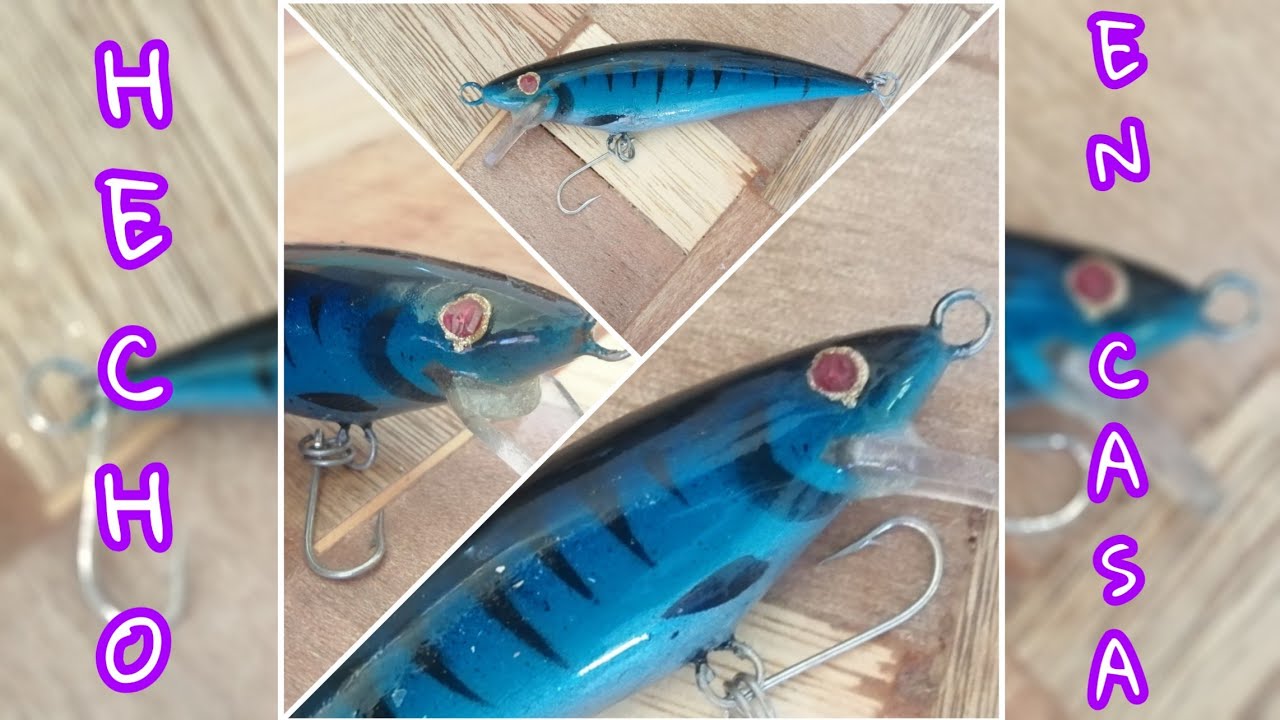 COMO HACER SEÑUELO de MADERA // Homemade Fishing Lure