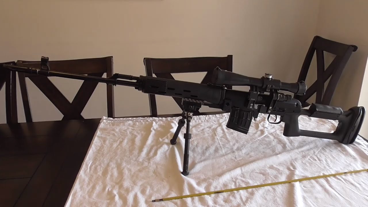 The Tigr rifle, the civilian version of the SVD Dragunov