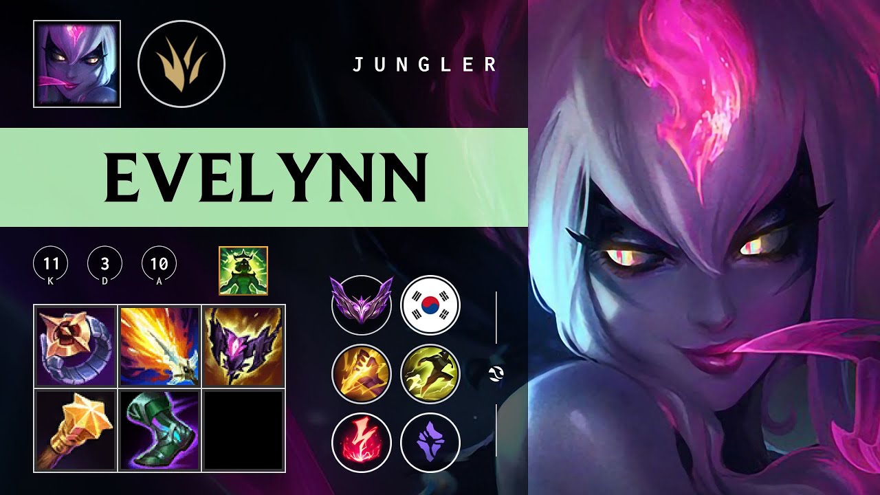 Evelynn Jungle vs Nidalee - KR Master Patch 26.01