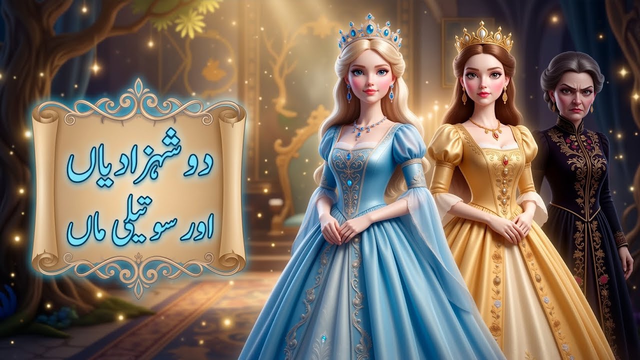 Two Princesses And Stepmother | Urdu Stories | 