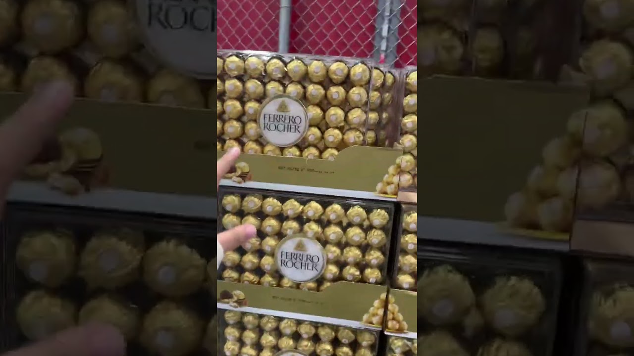 Ferrero Rocher Gift at Costco for Christmas #shorts #ferrero #ferrerorocher #chocolate #christmas