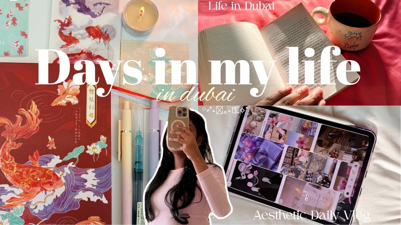 A Peaceful Day in Dubai | Simple Living 🎐💌| Peaceful Evening,Dinner Outing ,Junk Journaling