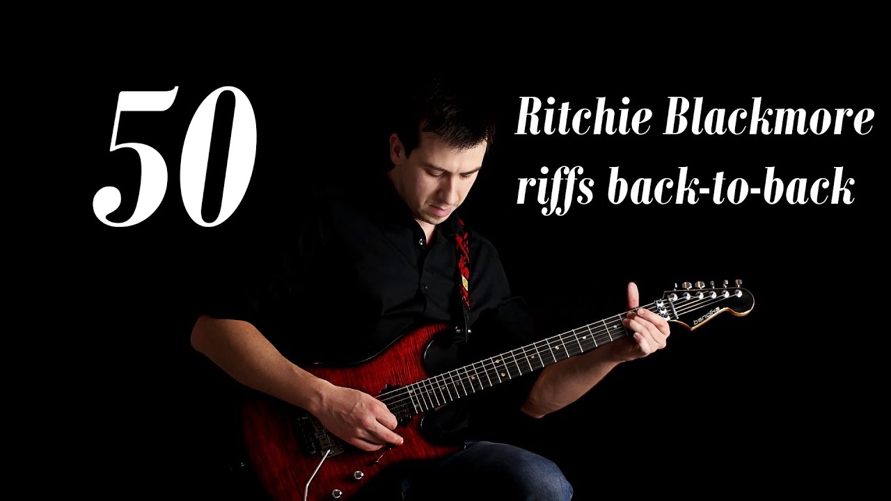 50 Ritchie Blackmore Riffs Played Back-to-Back
