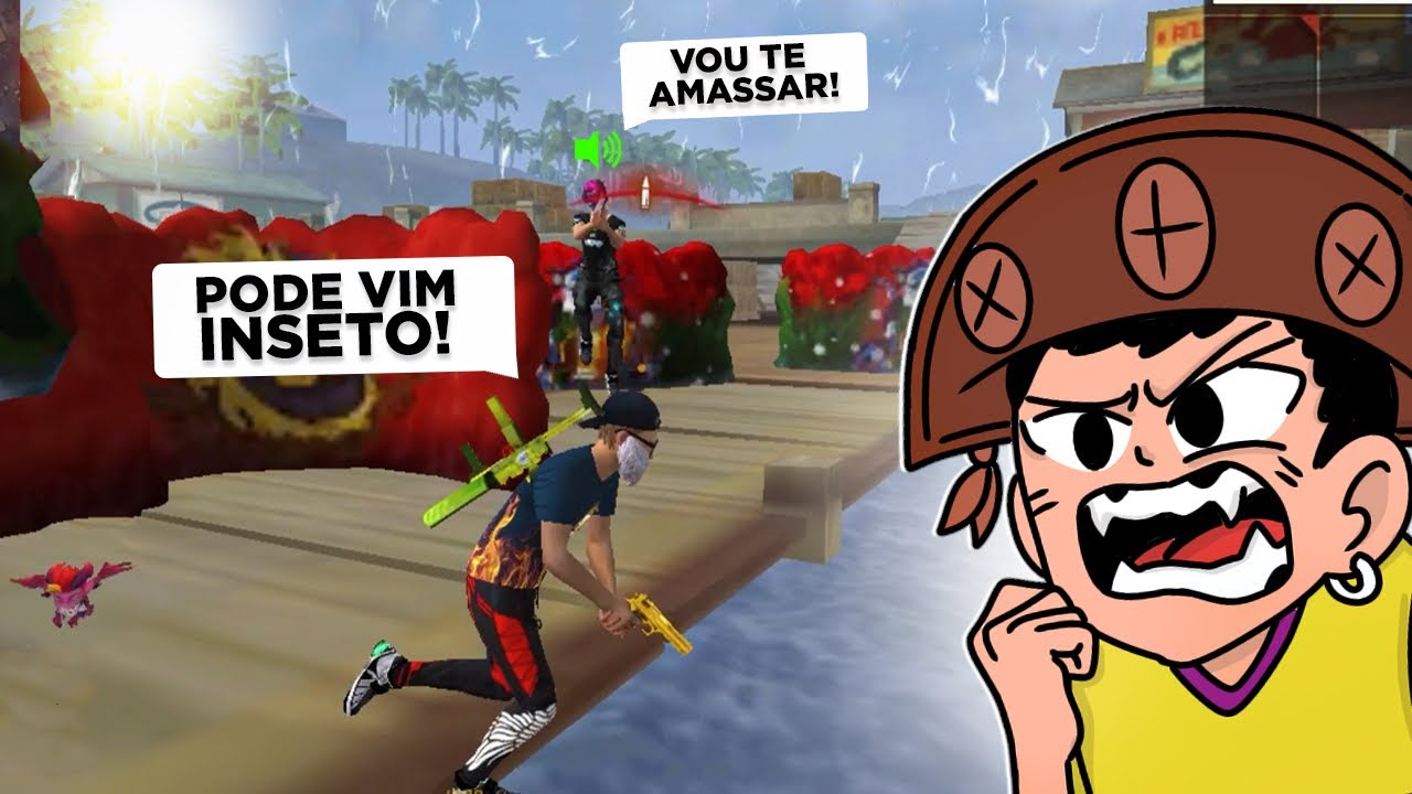 AGORA VOCÊ COMSEGUE FALAR COM SEU INIMIGO NO FREE FIRE KKKK