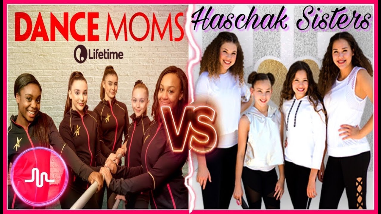 Dance Moms VS Haschak Sisters Musical.ly Battle | Top Celebrity Stars New Musically