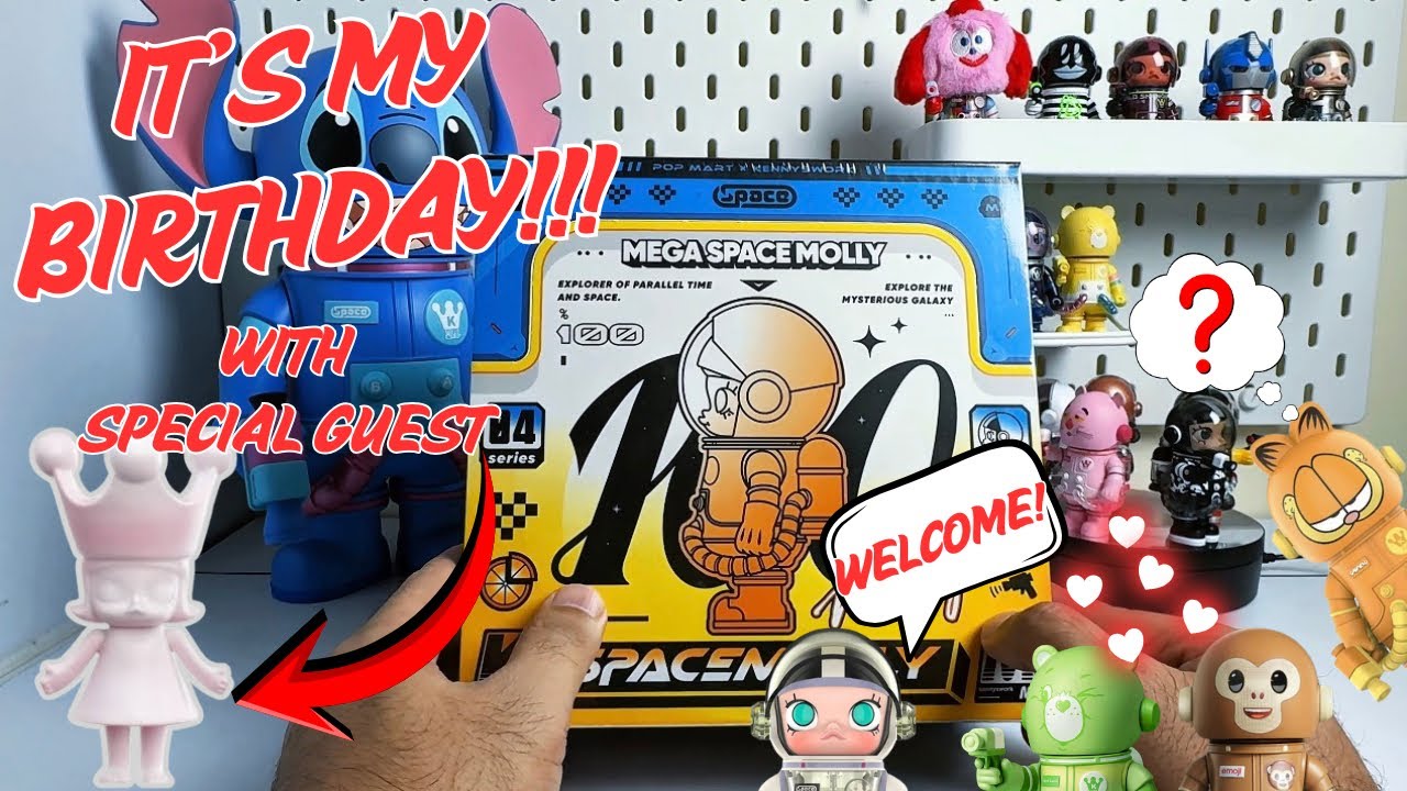 Распаковка Mega Space Molly 100% Series 4 плюс фигурка-сюрприз!