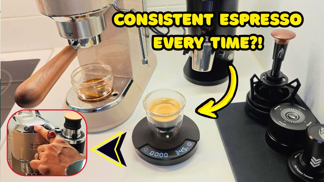 Try This Secret Tip For Consistent Espresso Using Delonghi Dedica! 🖤☕