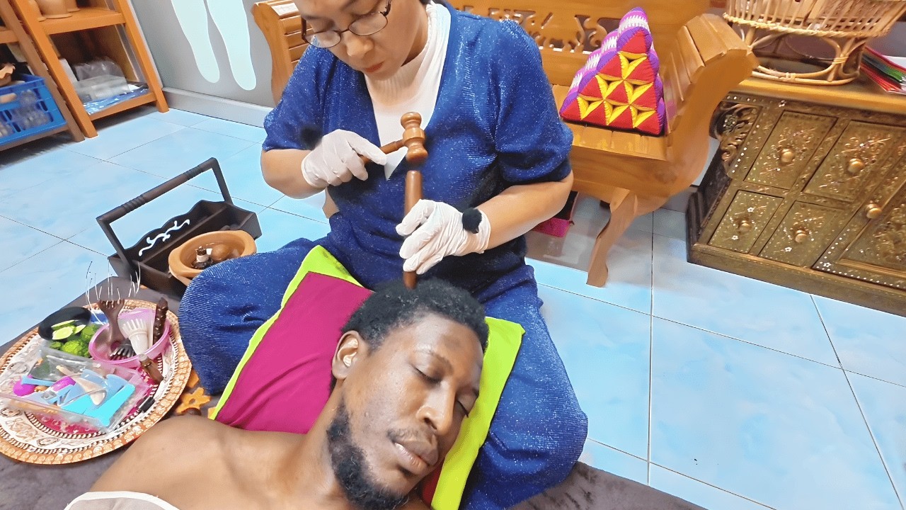 💆‍♂️ ASMR Thai Head Massage – I Slept Instantly While She Massaged Ideas Into My Mind! Pattaya 🇹🇭