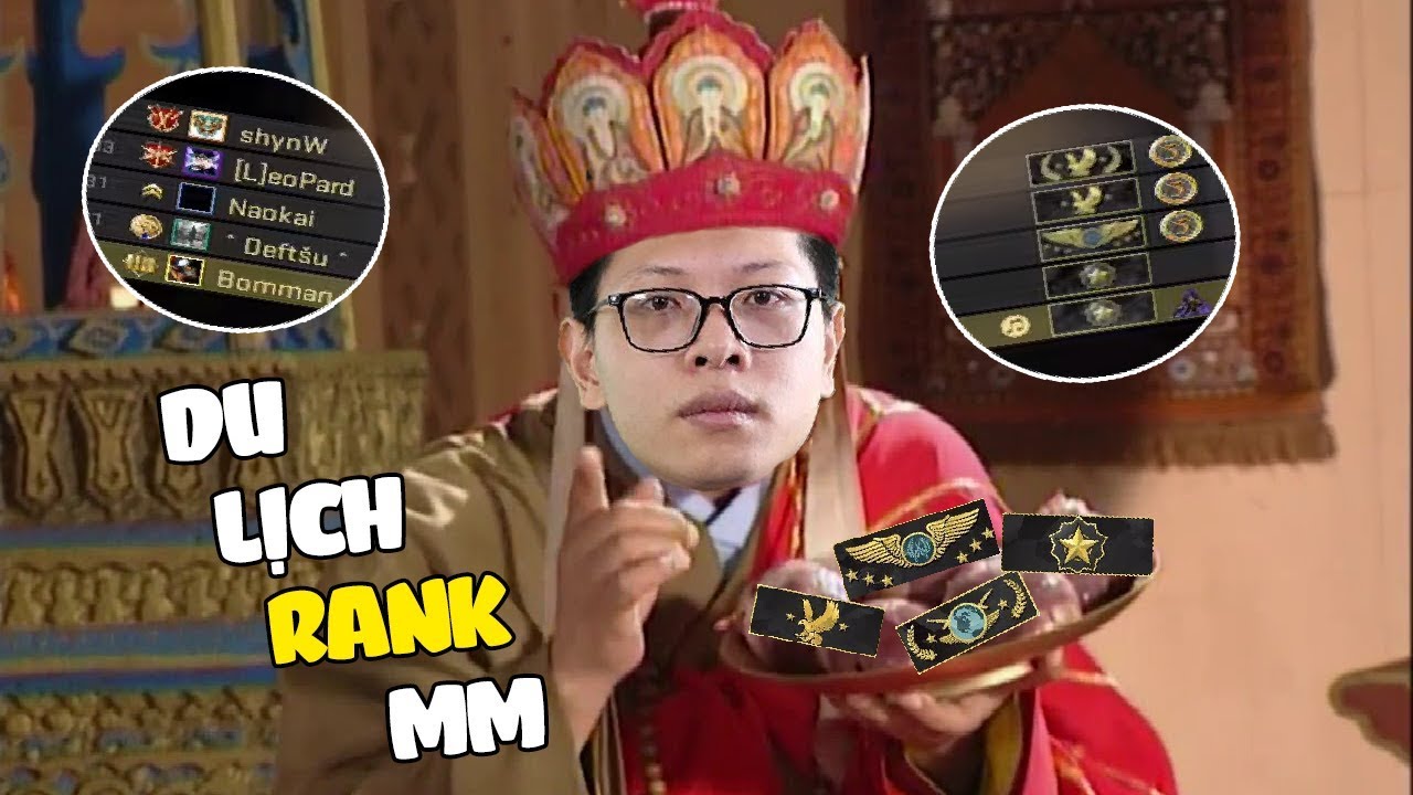 Khi Bomman, shynw, Naokai, Leopard và Deftsu đi du lịch rank MM