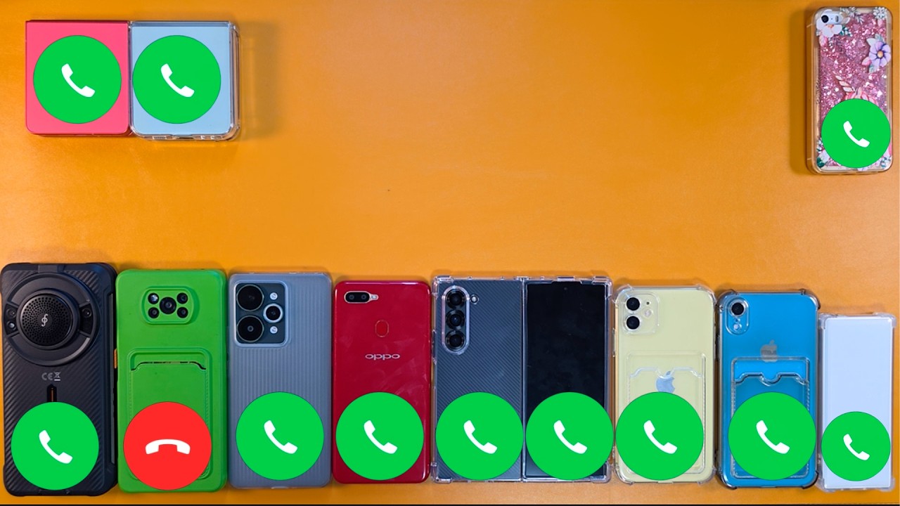 Угадайте, кто звонит? iPhone 11, Samsung Z Flip 7, iPhone XR, Realme 15 Pro, Ulefon, Oppo A5S