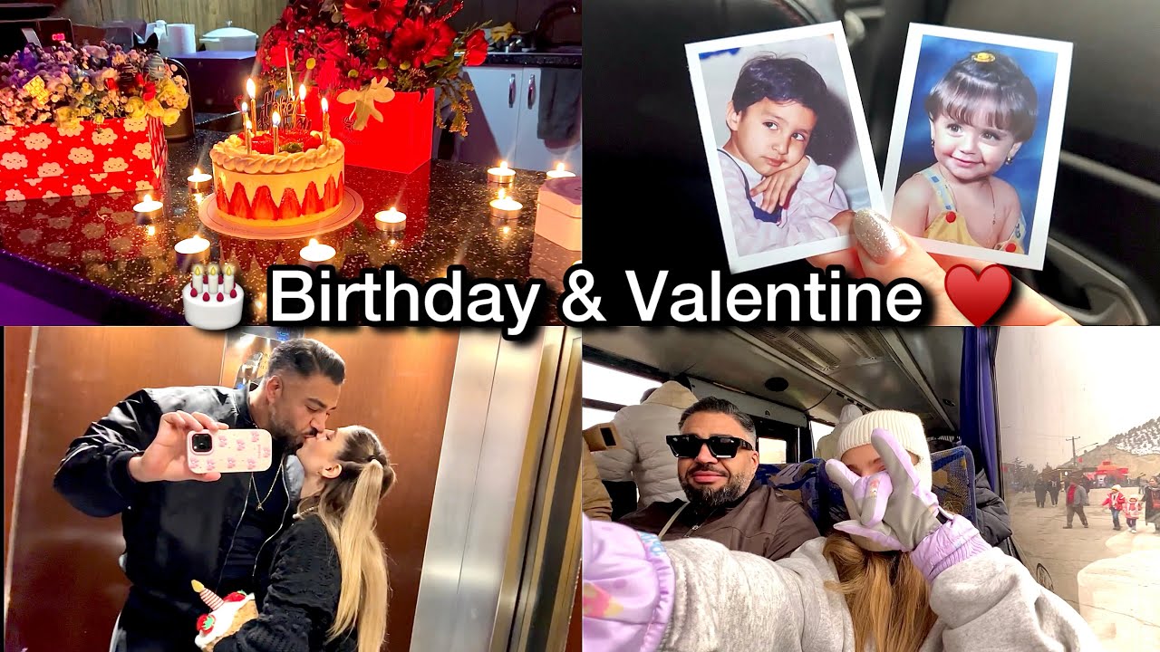کادو چی گرفتم ؟!!😰🎂🤍 اولین ویدیو با مَردی 👩🏼‍❤️‍👨🏽 Birthday and Valentine