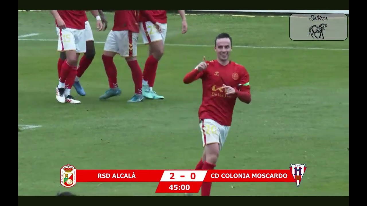 Los tres goles del Alcalá al Moscardó. El tercero, de Javi Hernández, es espectacular
