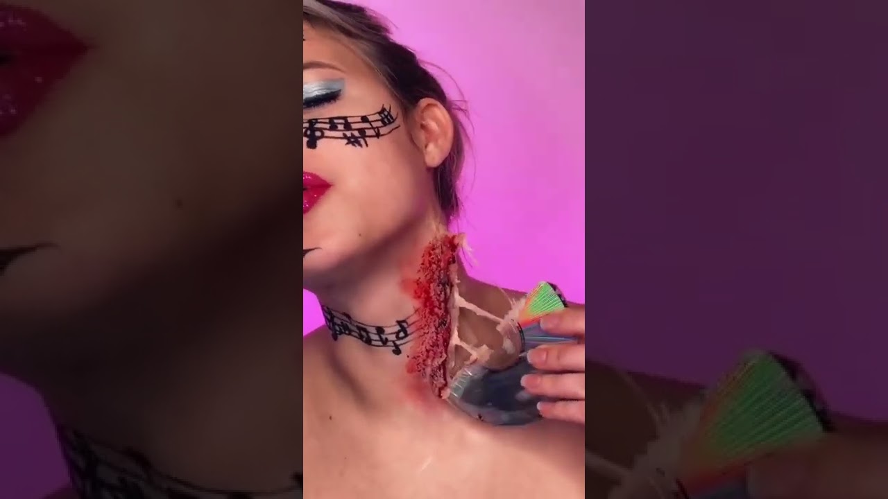 TAKE OFF MY SFX MUSIC MAKEUP WITH ME! 🎶 #shorts