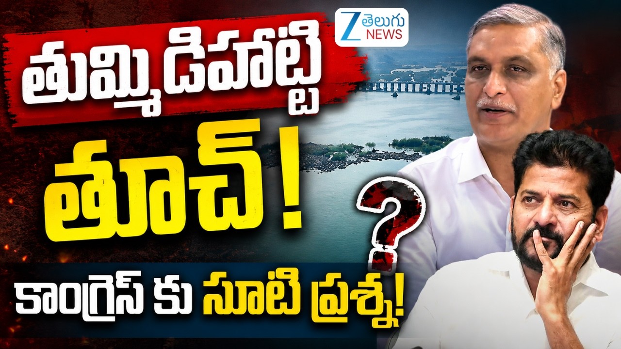 Ex Minister Clarification on Why Tummidihatti Not build | Meddigadda | Kaleshwaram | ZEE News