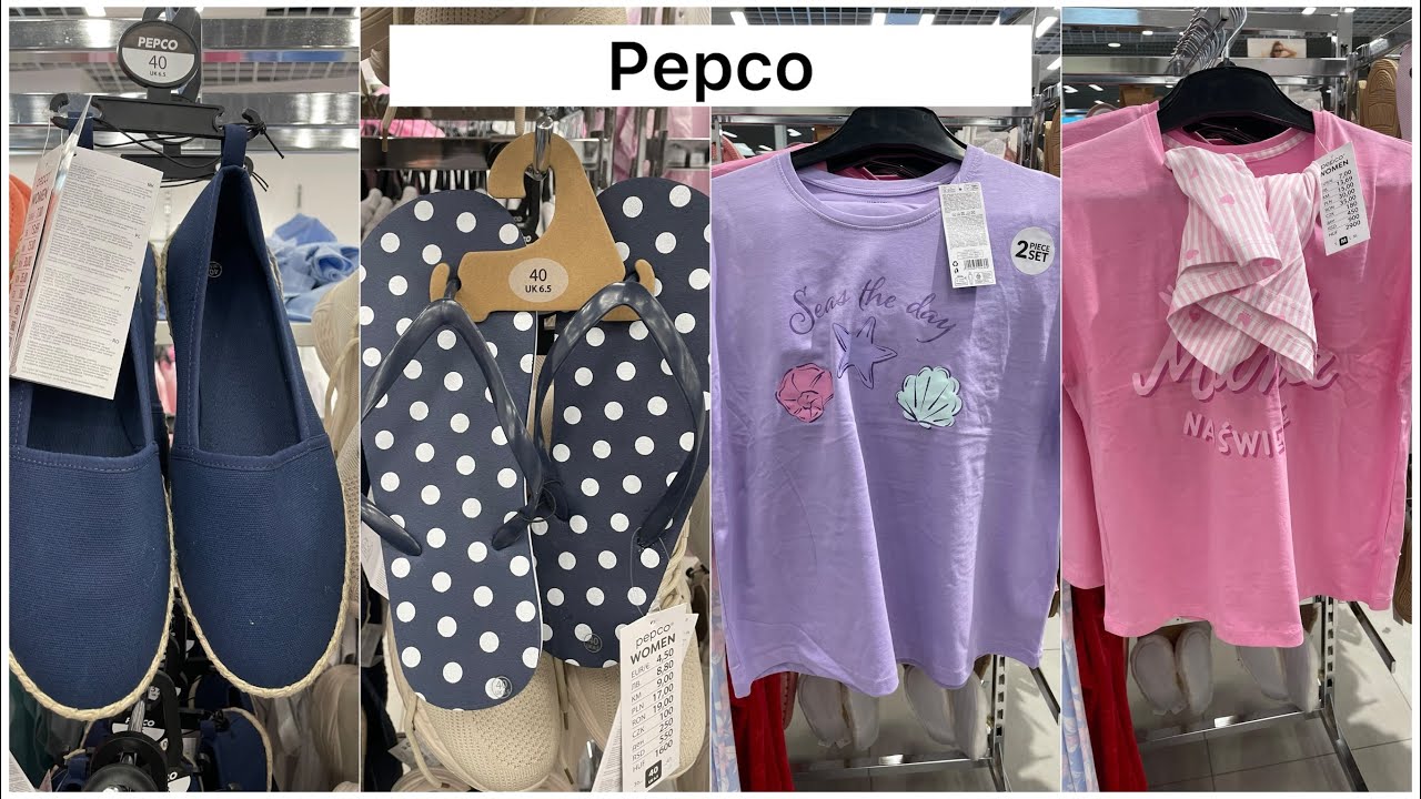 PEPCO POLKA DOT FLIP-FLOPS NEW PEPVO HOME PAJAMAS