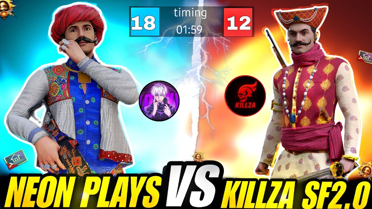 1V1 WITH BIG YOUTUBER | NEON VS KILLZA | #scarfall2 #pubgmobile