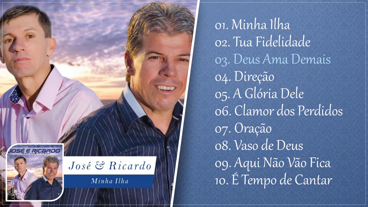 CD completo Jos&eacute; e ricardo minha ilha