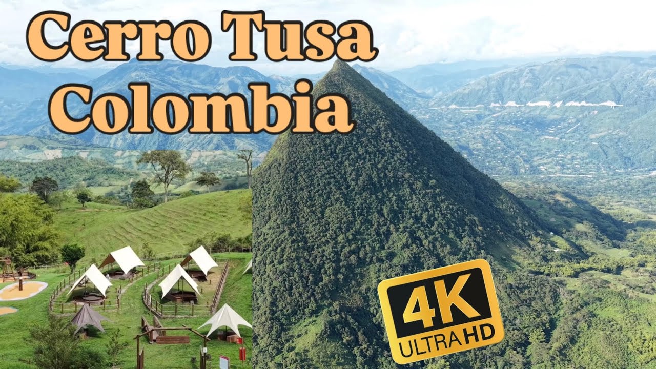 Cerro Tusa: The World’s Largest Natural Pyramid In Colombia 4k Drone Flight