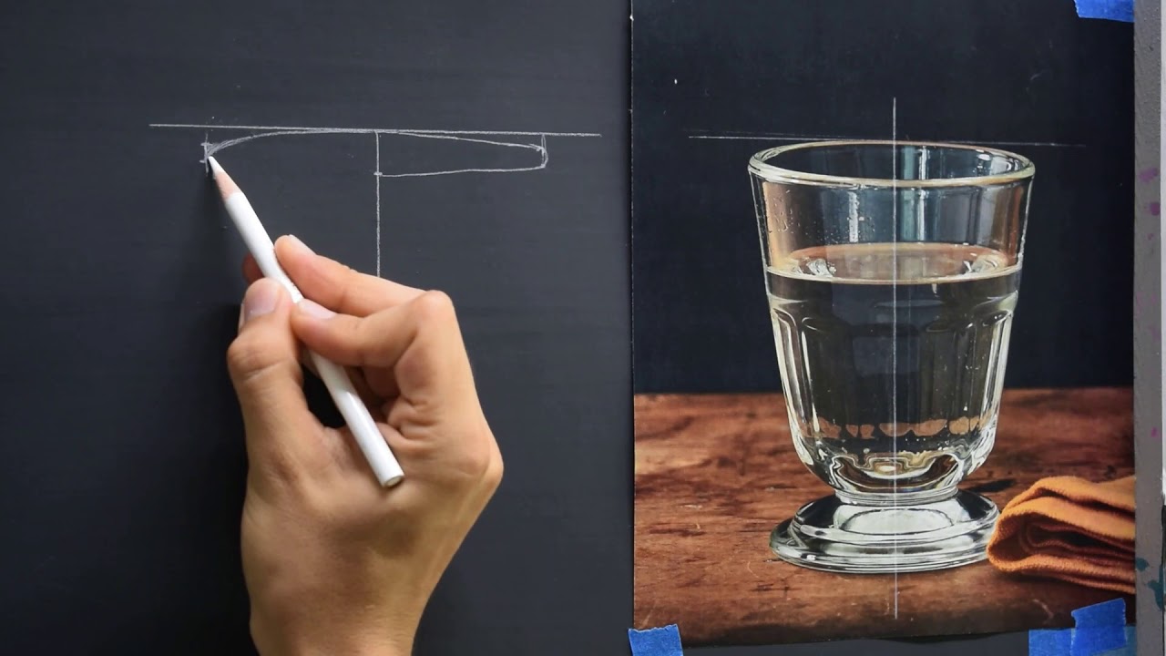 Cómo pintar objetos transparentes. Clase pintura óleo.