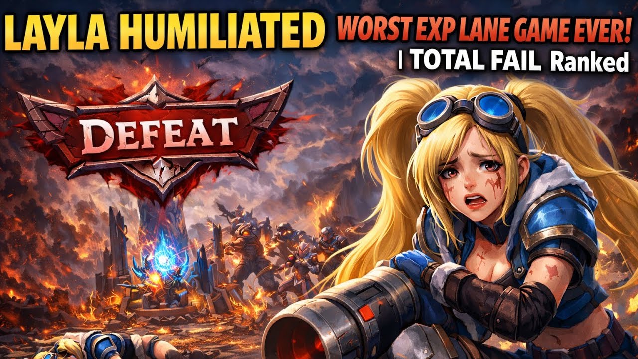 LAYLA HUMILIATED — WORST EXP LANE GAME EVER | TOTAL FAIL Ranked