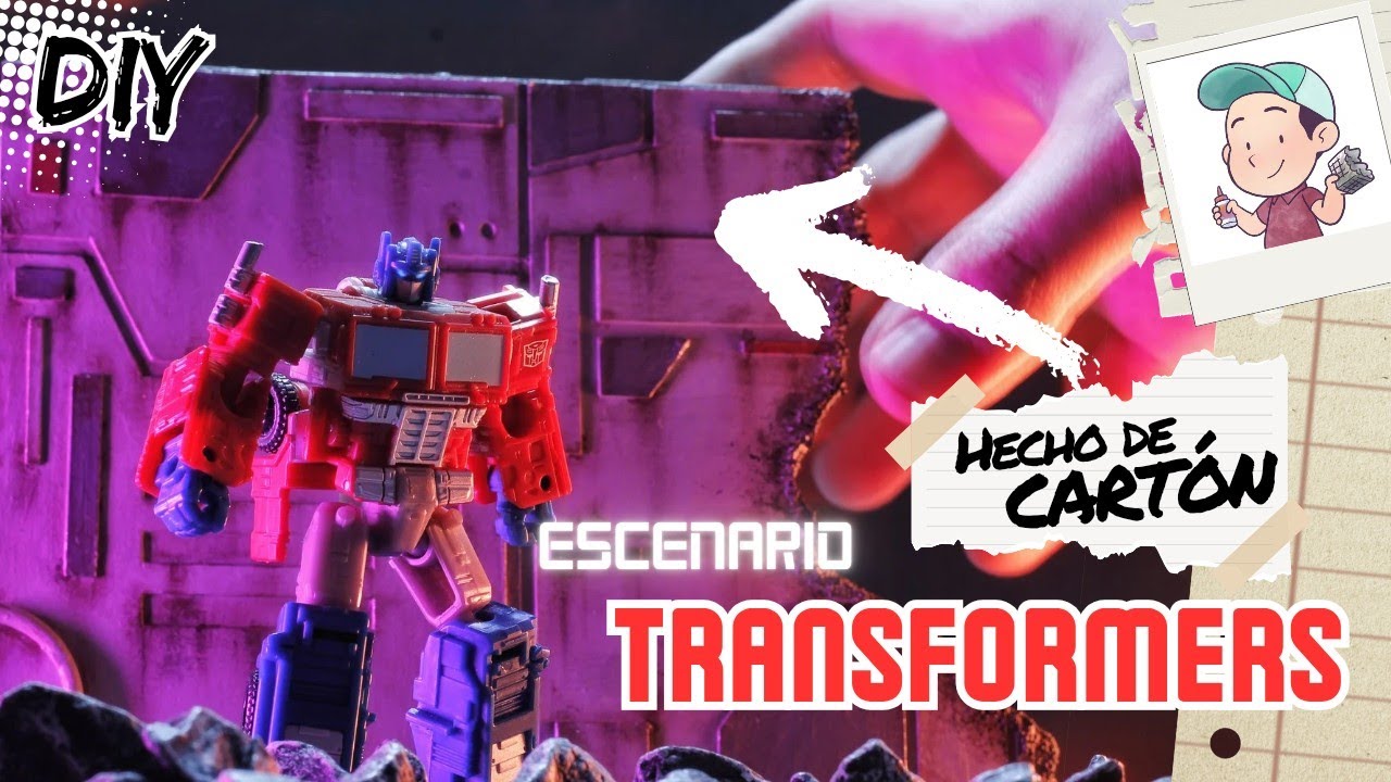 TUTORIAL | DIORAMA DIY para TRANSFORMERS