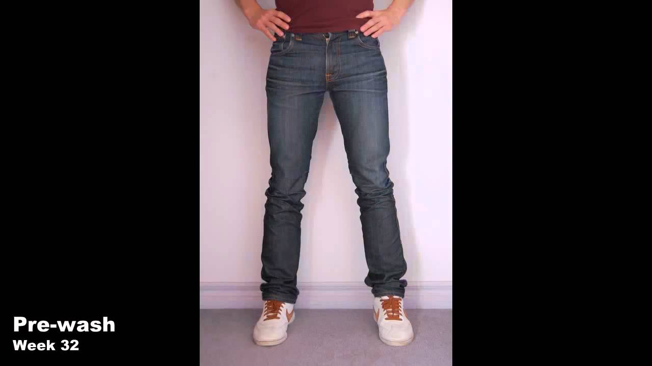 Josh's Nudie Jeans 15 Month Time-Lapse - Front