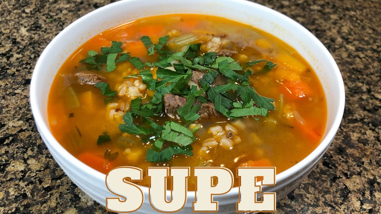 Si te Gatuajme Supe me Perime, Mish dhe Elb (drither) Supa e shendetshme plot vitamina!