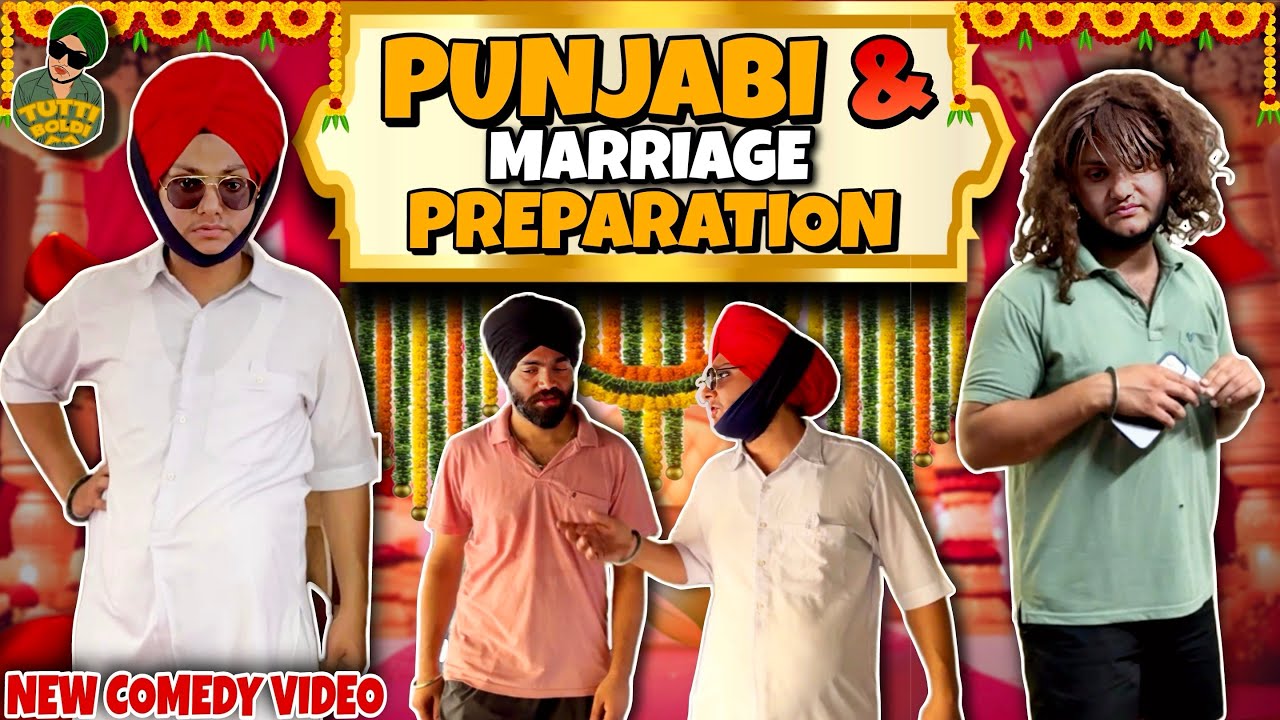 ਪੰਜਾਬੀ👳🏻&zwj;♂️& Marriage Preparation || New Punjabi Comedy Video 2024 || Purewal Paramjit