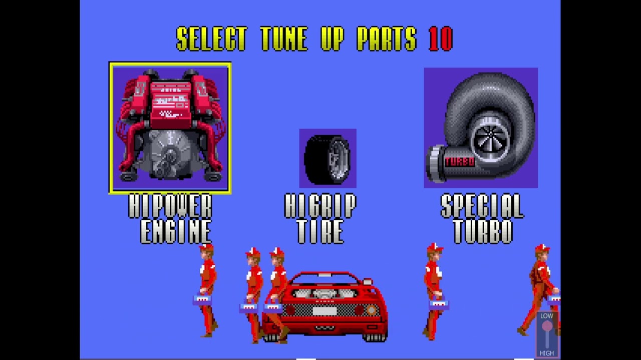 Turbo OutRun - 1 Credit Clear (MT)