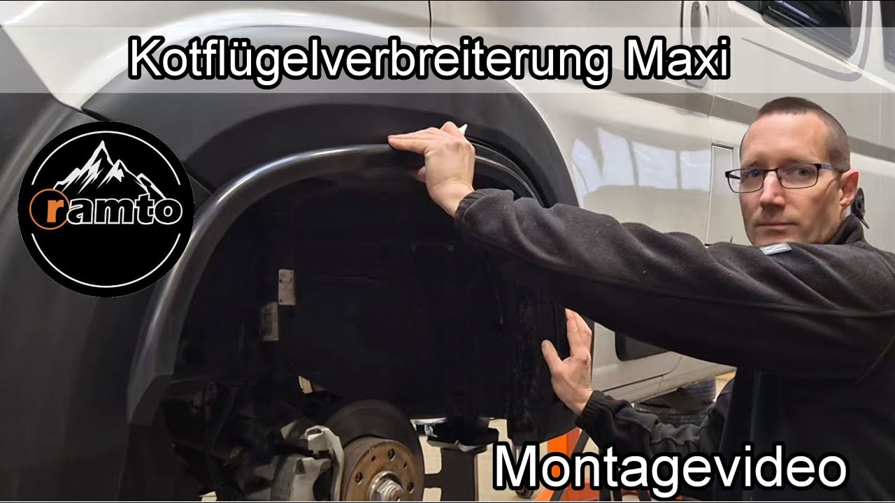 Kotflügelverbreiterung FIAT Ducato Maxi Jumper Heavy mit werksseitig vorhandener Verbreiterung