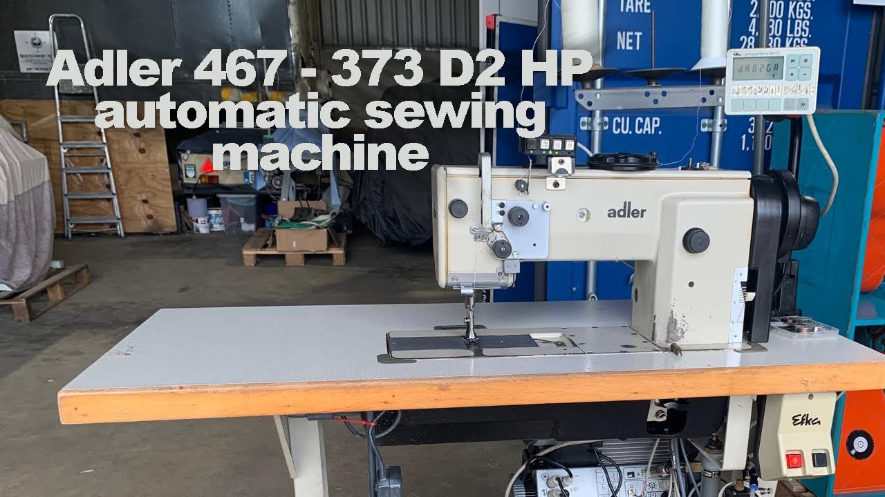 Adler 467 - 373 D2 HP automatic walking foot upholstery sewing machine