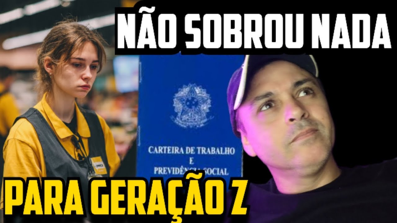Salário mínimo esforço mínimo,esse é o lema da geração Z 