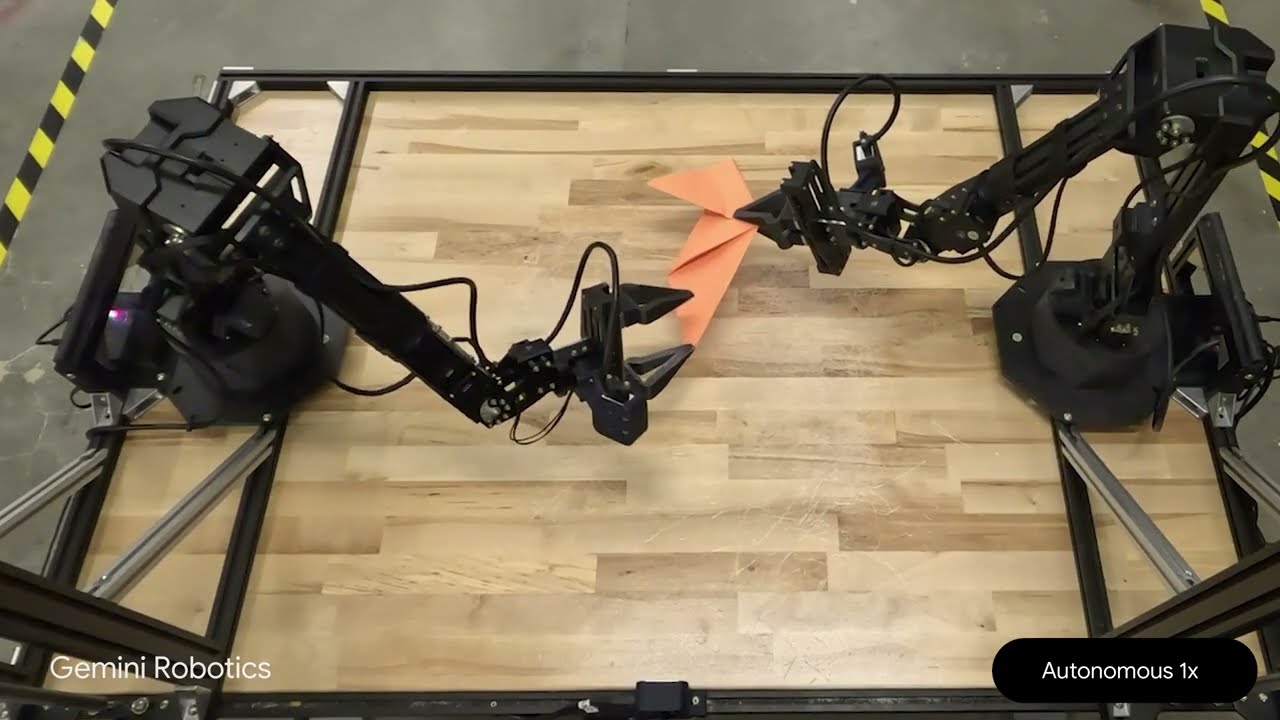 Gemini Robotics Demo: Folding an Origami Fox