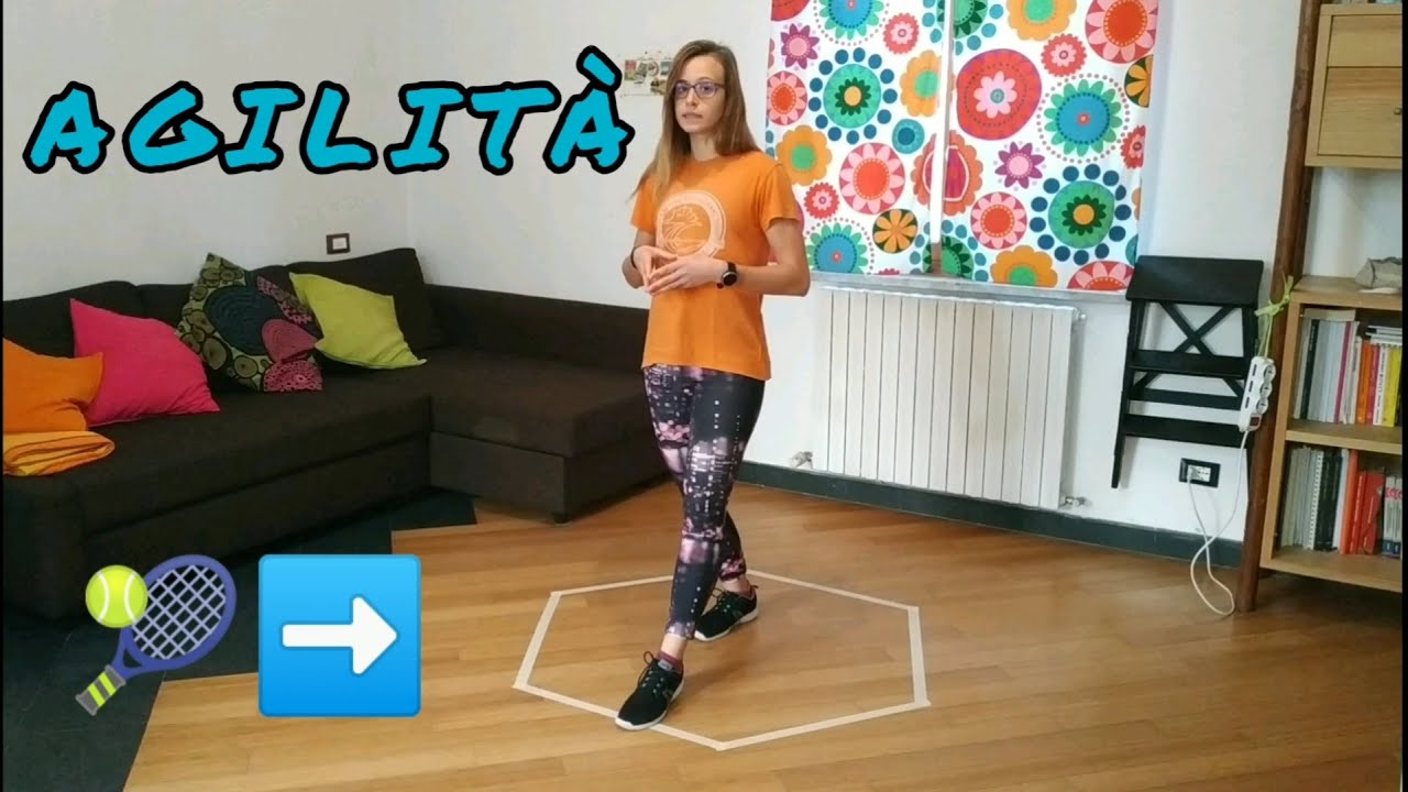 AGILITA' NEL TENNIS - TEST DELL' ESAGONO