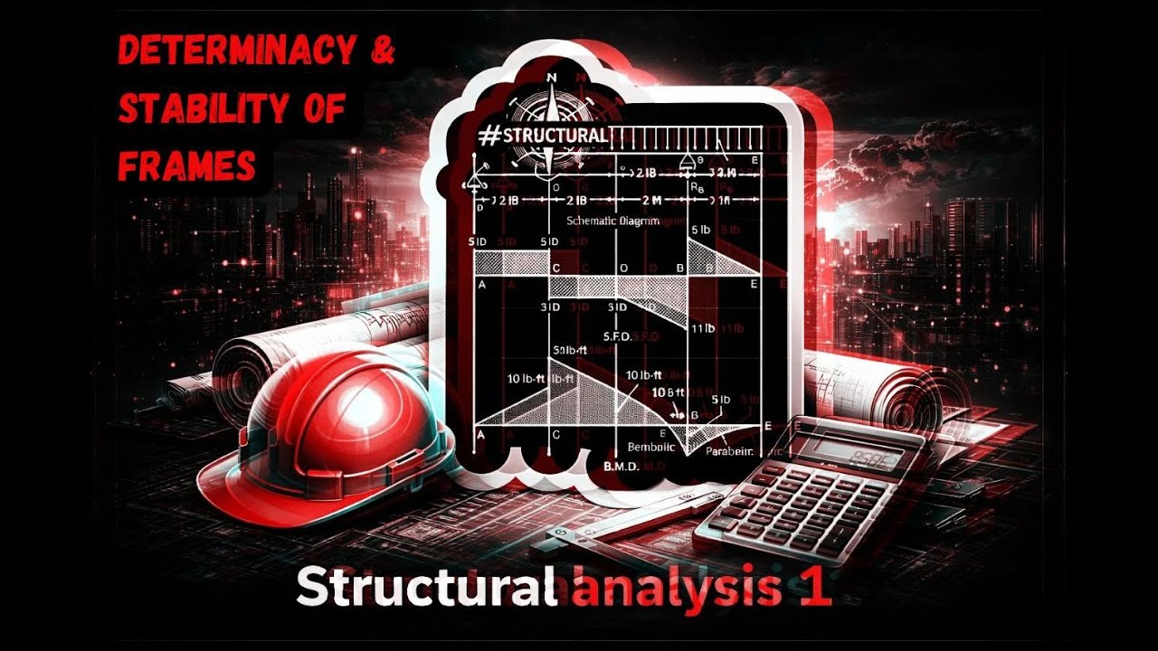 Structural Analysis1 - Determinacy & Stability of Frames || تحليل اٍنشائي1