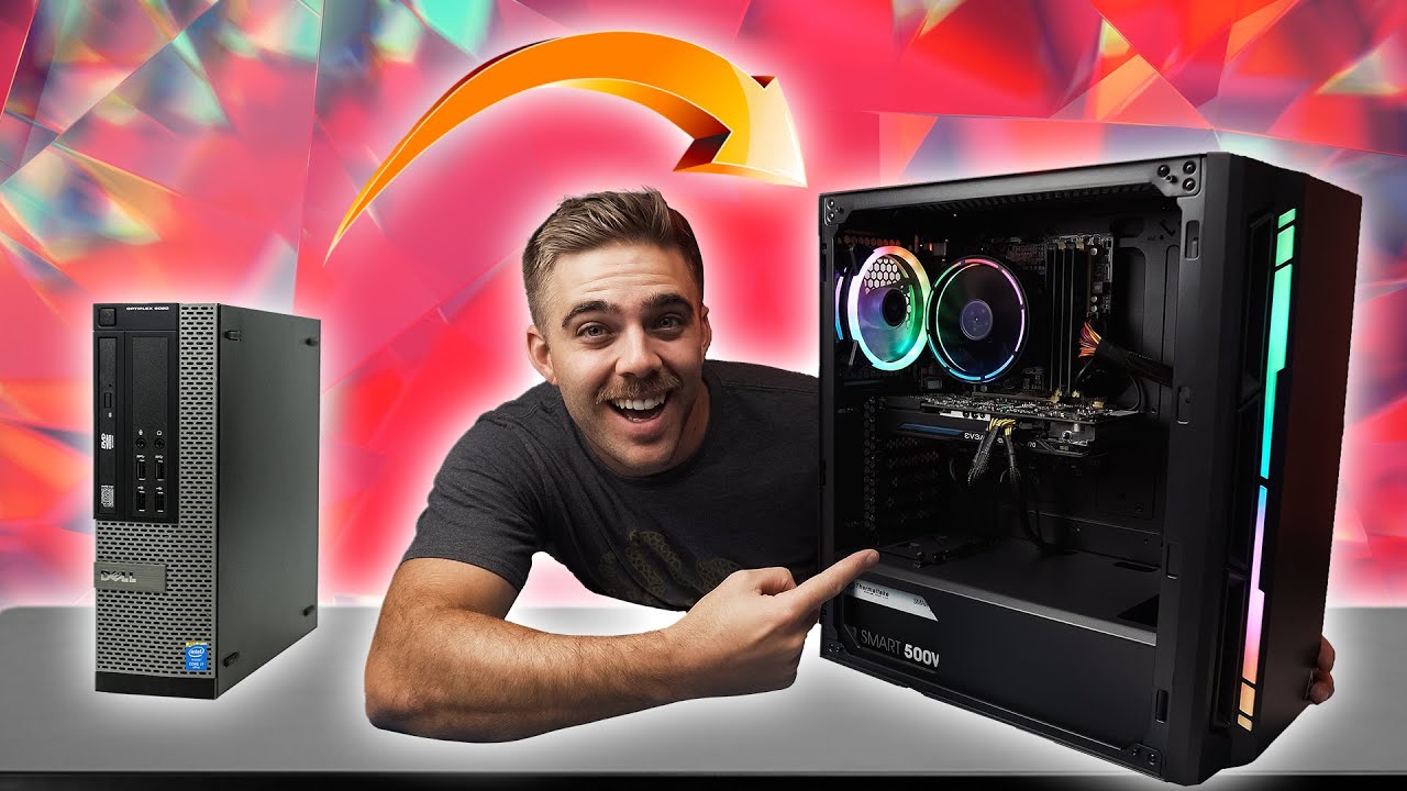 Gaming Case Swap The Dell Optiplex SFF With ZERO Adapters! | Optiplex 9020, 9010, 7020, 3020 SFF