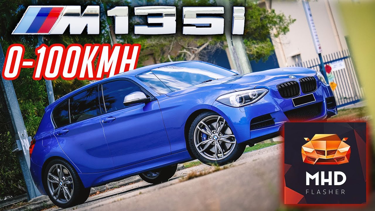 BMW M135i MHD Tuned Review ZF 8 Speed Auto N55 0-100 kmh 0-60