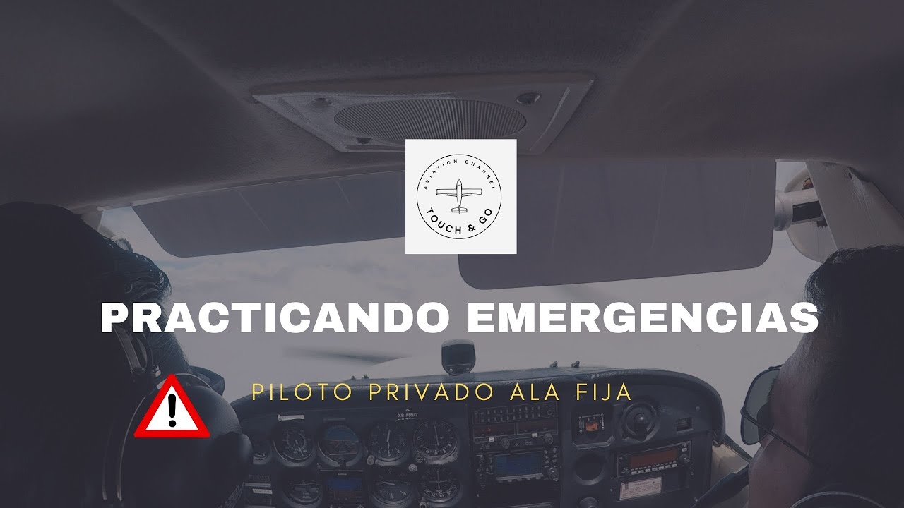 Que hago si se apaga el motor del avión - Practicando emergencias en un C150