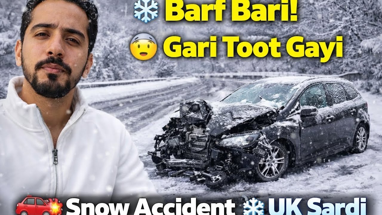 UK Mein Barf Bari Aur Bhayanak Accident 😨 | Real Vlog