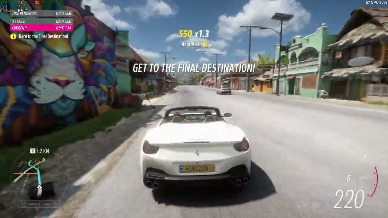 Forza Horizon 5 - Ferrari Portofino with Eye tracking!