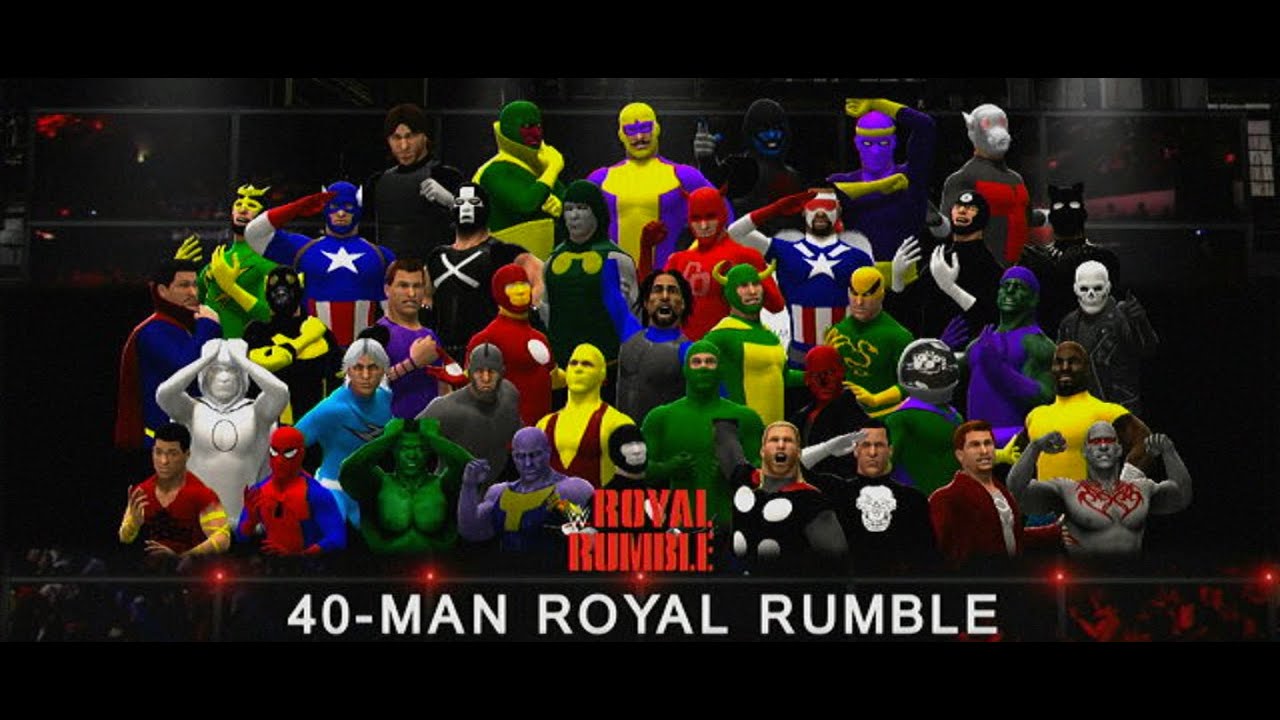 Marvel Heroes and Villains Royal Rumble - WWE 2k16