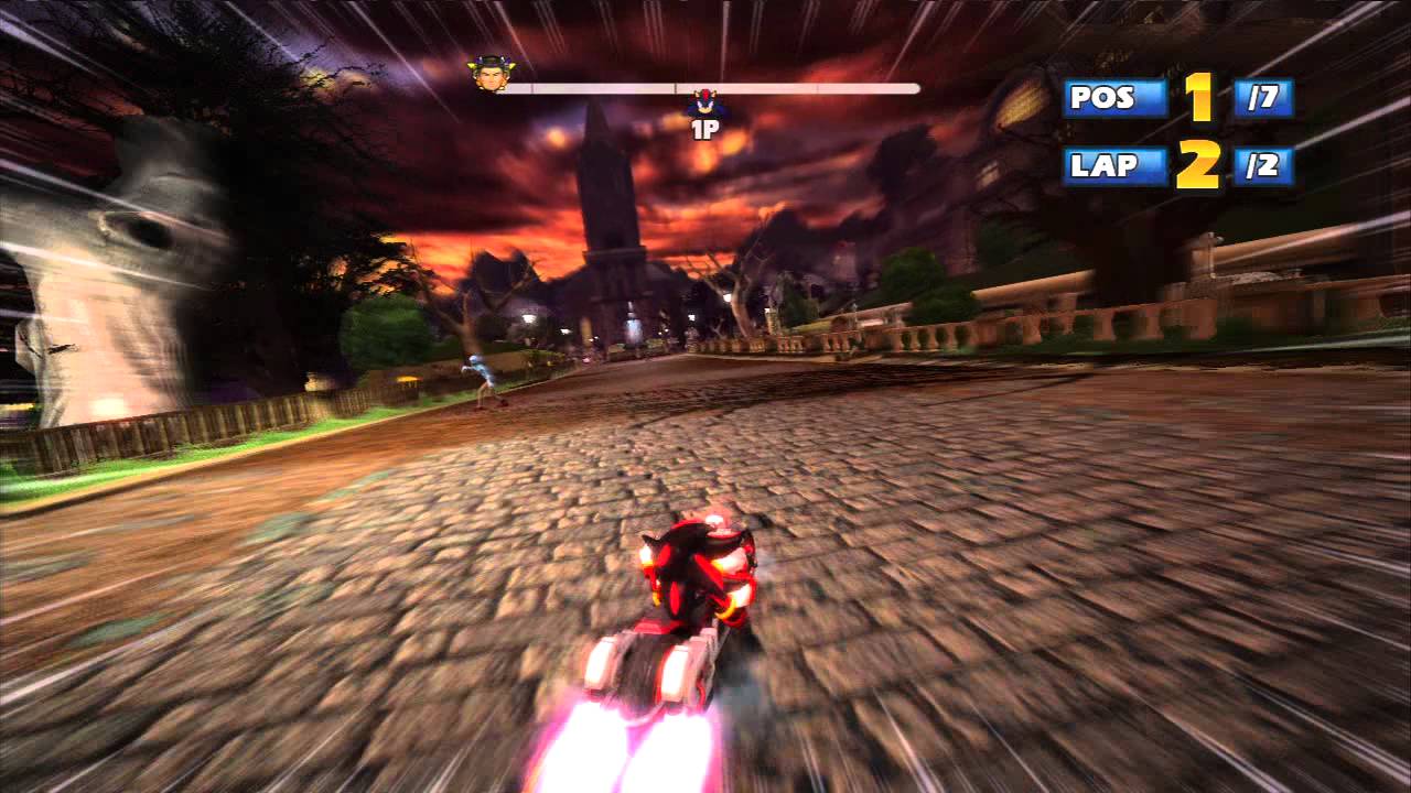 Sonic and Sega All Stars Racing (PS3) Mission 5 White Knuckles Ride