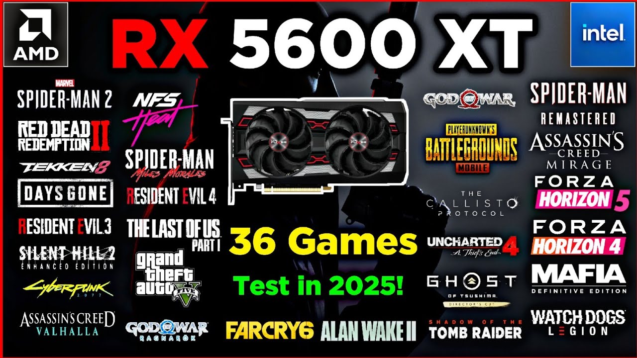 RX 5600 XT + i7 4th Gen | Budget Gaming Test in 2025 with 36 Popular Games!