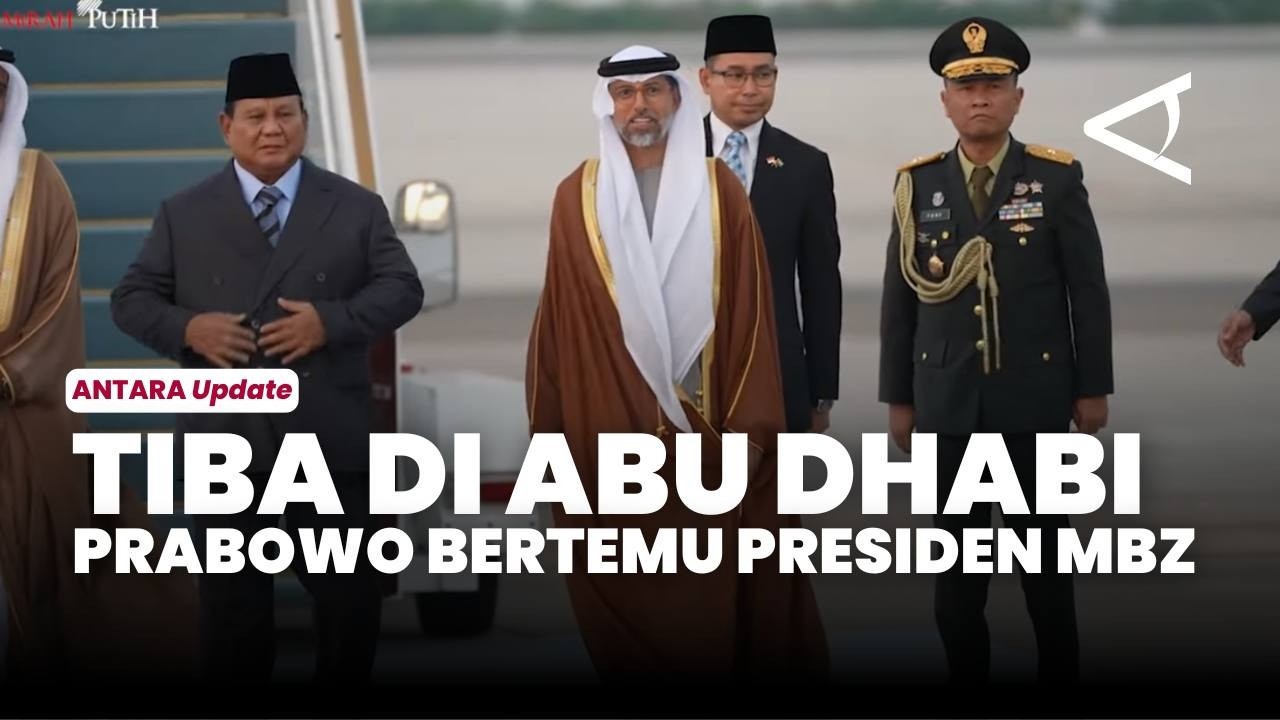 Tiba di Abu Dhabi, Presiden Prabowo Bertemu Presiden MBZ